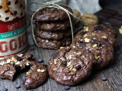 COOKIES DE CHOCOLATE Y NUEZ KETO