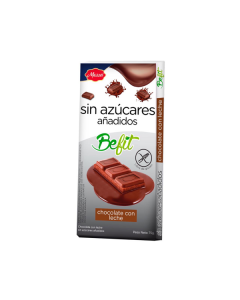 Barra de Chocolate con Leche Befit 75gr