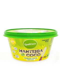 Manteca de Coco s/Sal Qualicoco 200gr