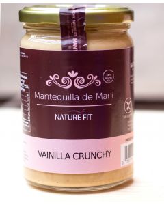 Mantequilla de Maní Vanilla Crunchy Nature Fit 370gr