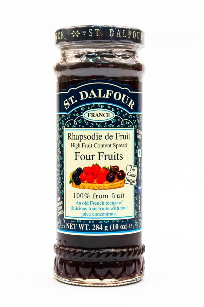 St. Dalfour Mermelada Cuatro Frutas Sin Azúcar 284g